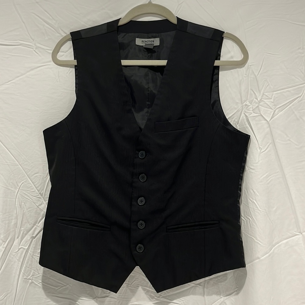 Kenneth Cole Men’s Black Vest
